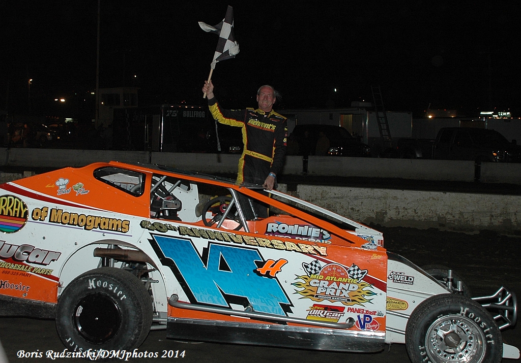 Jeff Heotzler Wins at the Orange County Fair Speedway - April 19th, 2014