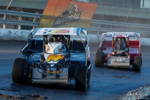 The Jeffer Jeff Heotzler battles Dom Buffalino in the Syracuse 200