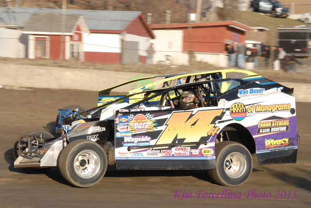 Jeff Heotzler at the 2015 Hard Clay Open at the Orange County Fair Speedway on April 11, 2015