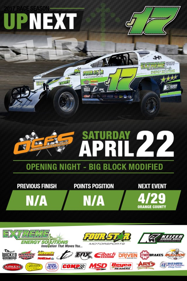 JHR - Jeff Heotzler - Up Next: April 22nd, 2017 - OCFS