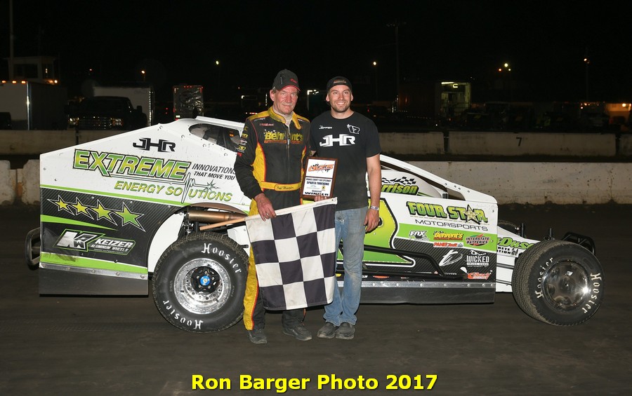 The Jeffer Jeff Heotzler Scores His 51st Career Big Block Modified Win at the Orange County Fair Speedway on June 17th, 2017!